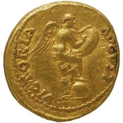 Quinarius Aureus - Claudius VICTORIA AVGVSTI; Victoria back