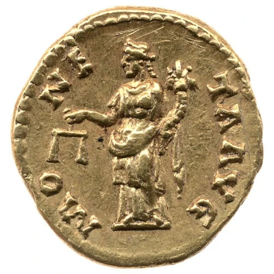 Quinarius Aureus - Hadrian MONETA AVG; Moneta back