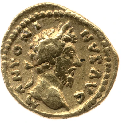 Quinarius Aureus - Marcus Aurelius TR P XXI COS IIII; Mars front