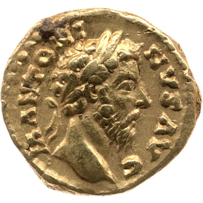 Quinarius Aureus - Marcus Aurelius TR P XXIIII COS III; Mars front