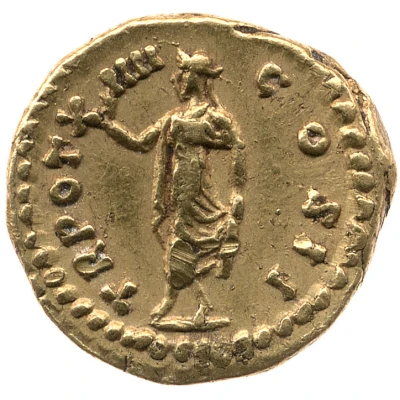 Quinarius Aureus - Marcus Aurelius TR POT XIIII COS II; Spes back