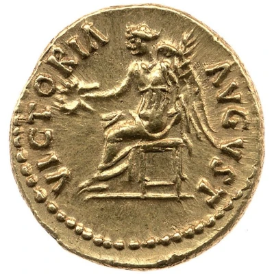 Quinarius Aureus - Nerva VICTORIA AVGVST; Victory back