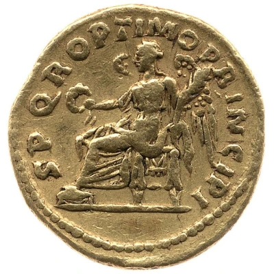 Quinarius Aureus - Trajan S P Q R OPTIMO PRINCIPI; Victory back