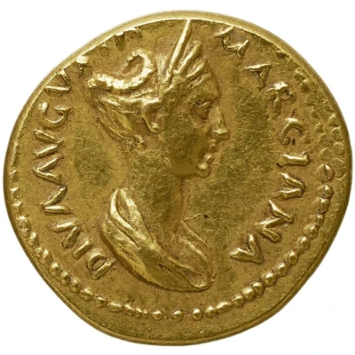 Quinarius Aureus - Ulpia Marciana CONSECRATIO front