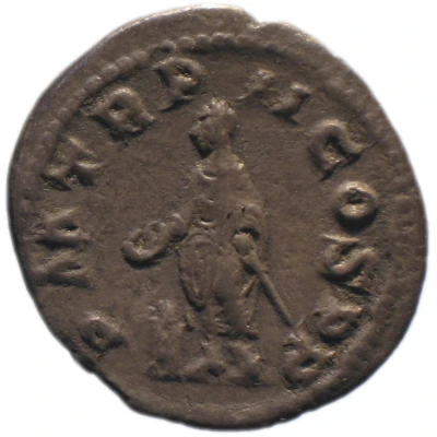 Quinarius - Gordian III P M TR P II COS P P back