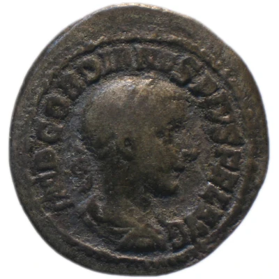 Quinarius - Gordian III ROMAE AETERNAE; Roma and Victory front