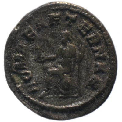 Quinarius - Gordian III ROMAE AETERNAE; Roma and Victory back