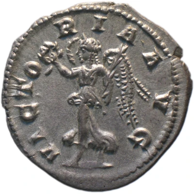 Quinarius - Gordian III VIRTVS AVG; Victory back