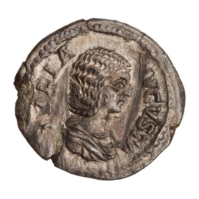 Quinarius - Julia Domna IVNO; Juno front