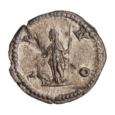 Quinarius - Julia Domna IVNO; Juno back