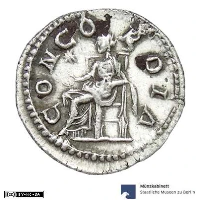 Quinarius - Julia Paula CONCORDIA; Concordia back
