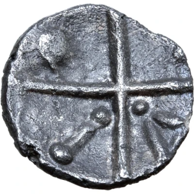 Quinarius Kreuzquinare Schönaich I Type 100 BC - 50 BC back