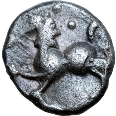 Quinarius Manching type group C 150 BC - 50 BC back