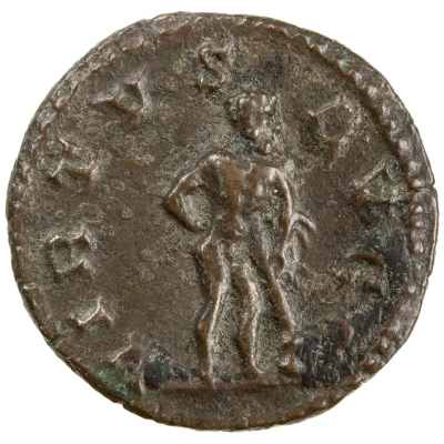 Quinarius - Maximianus VIRTVS AVGG; Hercules back