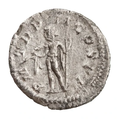 Quinarius - Severus Alexander P M TR P II COS P P; Jupiter back