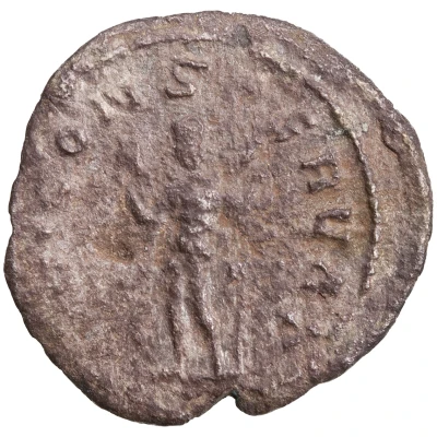 Quinarius - Valerianus IOVI CONSERVAT; Jupiter back
