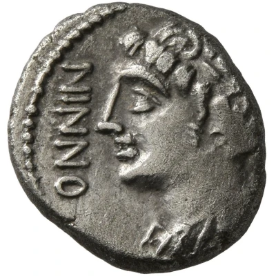 Quinarius 50 BC - 30 BC front