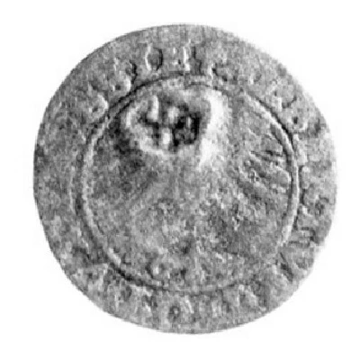 Schilling siege coinage; countermarked back