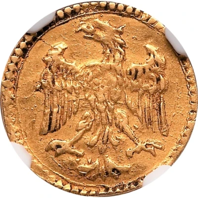 Scudino d'Oro of 103 Soldi - Francesco I ND back