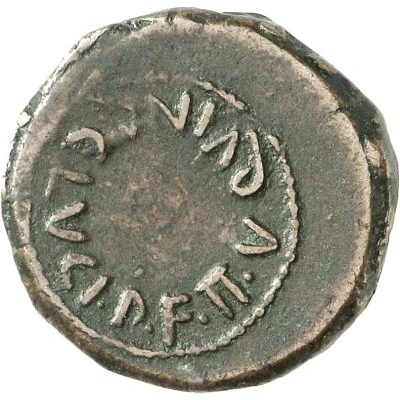 Semis - Augustus C LVCI P F II V QVINQ 27 BC - 14 AD back