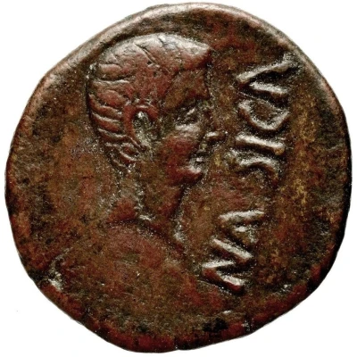 Semis - Augustus C VAL AEDILES C SEX 29 BC - 14 AD front