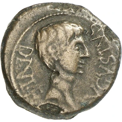 Semis - Augustus REX PTOL C LAETILIVS APALVS II VQ 6 BC - 14 AD front