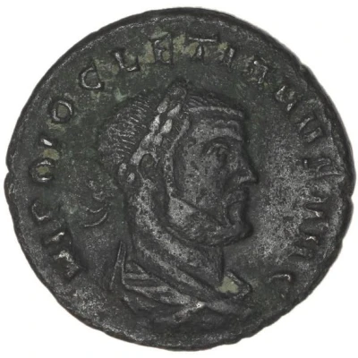 Semis - Diocletianus IOVI CONSERVATORI AVGG; Jupiter; Rome front