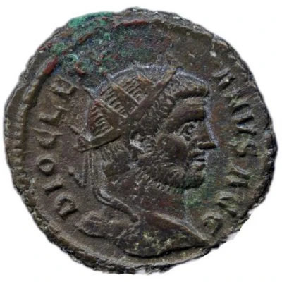 Semis - Diocletianus and Maximianus MAXIMIANVS AVG; Lugdunum front