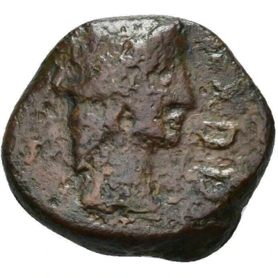 Semis - Gaius Nucianus and Lucius Atinius L ATINI C NVCIA IIII VIR 30 BC front