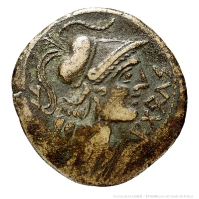 Semis legend atabels tiberi 150 BC - 100 BC front