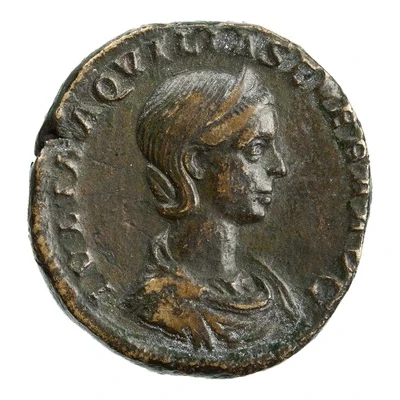 Sestertius - Aquilia Severa CONCORDIA S C; Concordia front