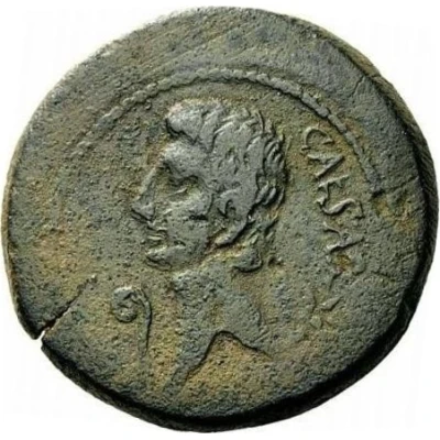 Sestertius - Augustus CAESAR; Hadrumetum 12 BC - 8 BC back