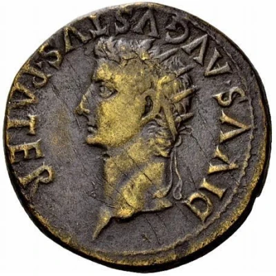 Sestertius - Augustus SCIPIONE ET MONTANO C C A II VIR front