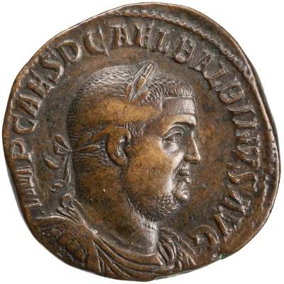 Sestertius - Balbinus CONCORDIA AVGG S C; Concordia front