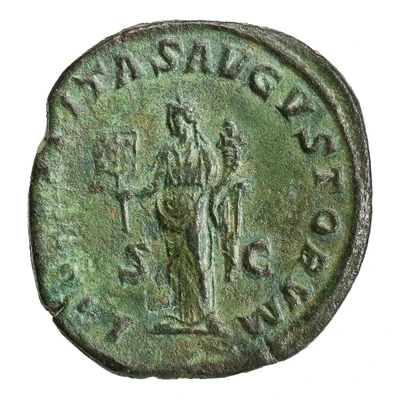 Sestertius - Balbinus LIBERALITAS AVGVSTORVM S C; Liberalitas back