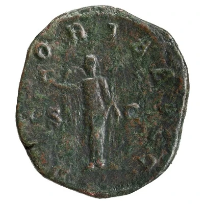 Sestertius - Balbinus VICTORIA AVGG S C; Victory back