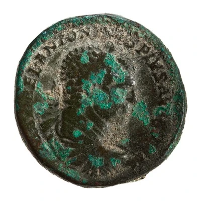 Sestertius - Caracalla P M TR P XVIII IMP III COS IIII P P S C; Asclepius and Telesphorus front