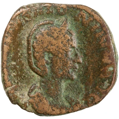 Sestertius - Cornelia Salonina IVNO REGINA S C; Juno front