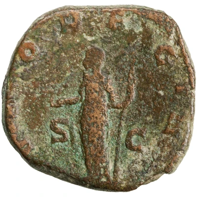 Sestertius - Cornelia Salonina IVNO REGINA S C; Juno back