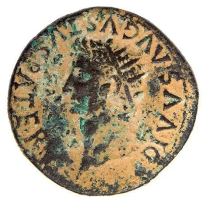 Sestertius - Divus Augustus TITVLLO ET MONTANO C C A II VIR front