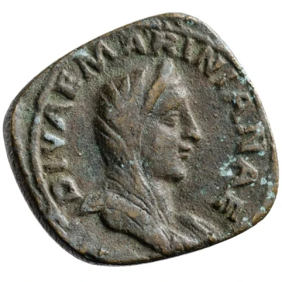 Sestertius - Egnatia Mariniana CONSECRATIO S C front