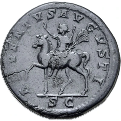 Sestertius - Elagabalus ADVENTVS AVGVSTI S C back