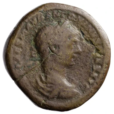 Sestertius - Elagabalus FIDES EXERCITVS S C; Fides front