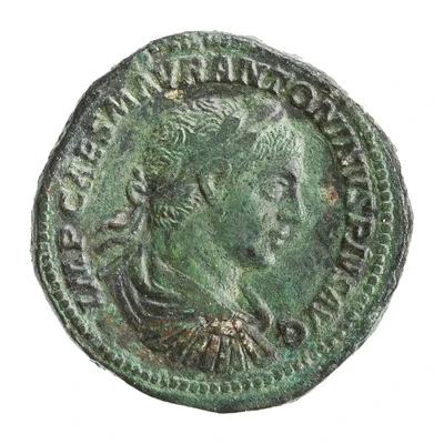 Sestertius - Elagabalus FORTVNAE REDVCI S C; Fortuna front