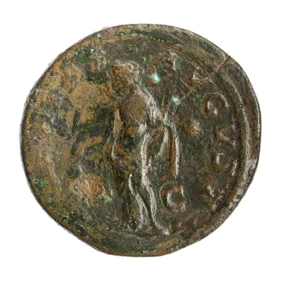 Sestertius - Elagabalus LIBERTAS AVGVSTI S C; Libertas back