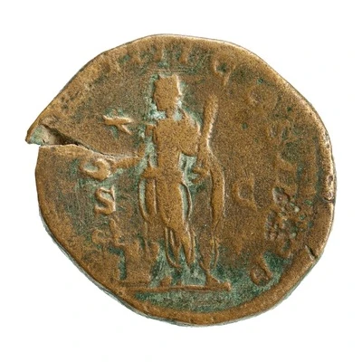 Sestertius - Elagabalus P M TR P IIII COS III P P S C back