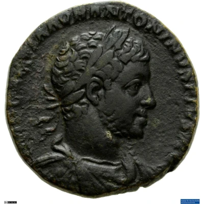 Sestertius - Elagabalus P M TR P V COS IIII P P S C front