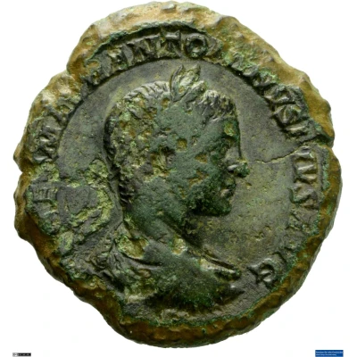 Sestertius - Elagabalus PAX AVGVSTI S C; Pax front
