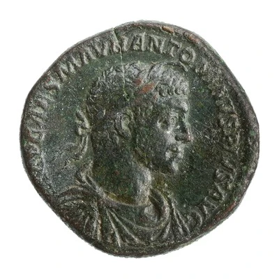 Sestertius - Elagabalus SACERD DEI SOLIS ELAGAB S C front