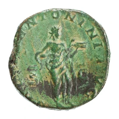 Sestertius - Elagabalus SALVS ANTONINI AVG S C; Salus back